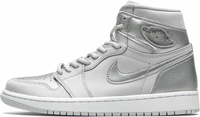 Jordan Mens Air 1 Retro High CO.JP DC1788 029 Metallic Silver - Size 11