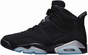 Jordan Mens Air 6 DX2836 001 Chrome 2022 - Size 13, Black/Chrome