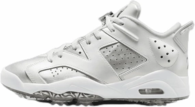 Jordan Retro 6 G NRG Men's Golf Shoes (FD6719-001, Photon Dust/White/Metallic Silver) Size 7