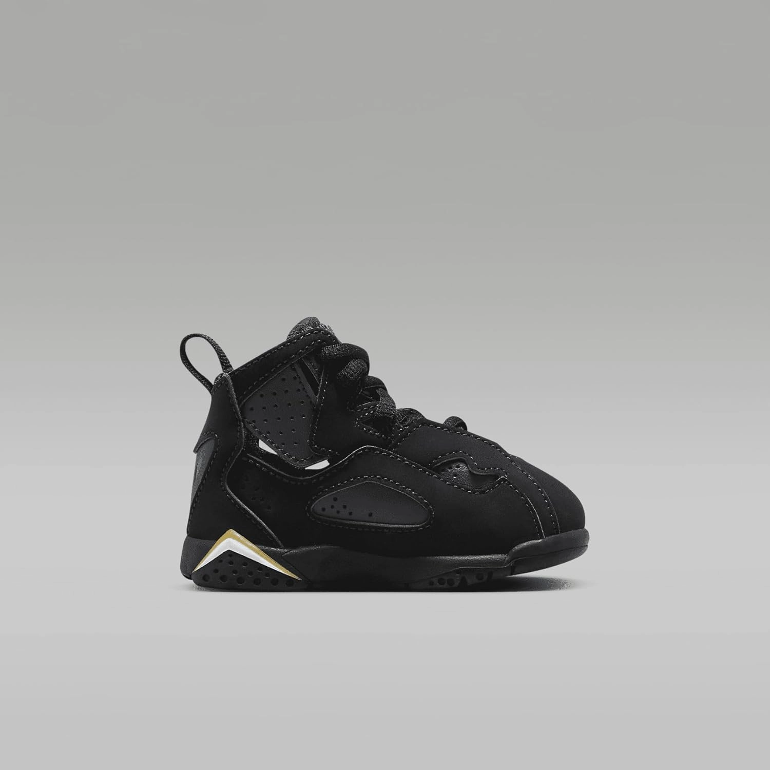 Jordan True Flight Baby/Toddler Shoes (Black/Metallic Gold/White)