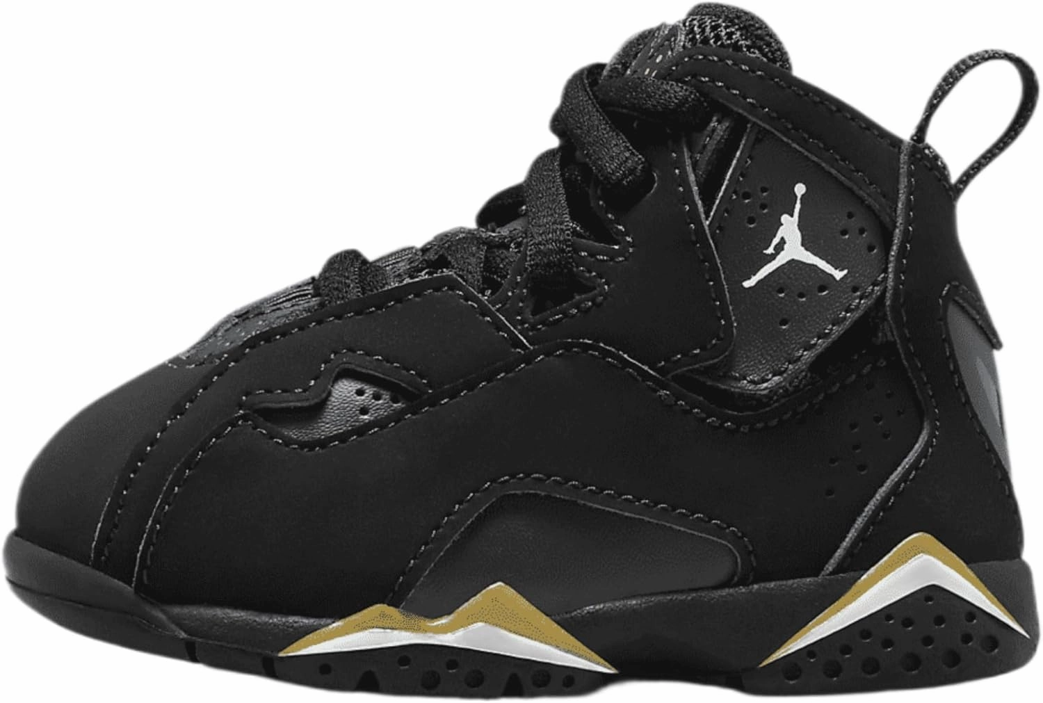Jordan True Flight Baby/Toddler Shoes (Black/Metallic Gold/White)