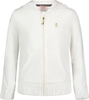 Juicy Couture Girls' Plush Velour Pant and Hoodie Sweatshirt Seperates