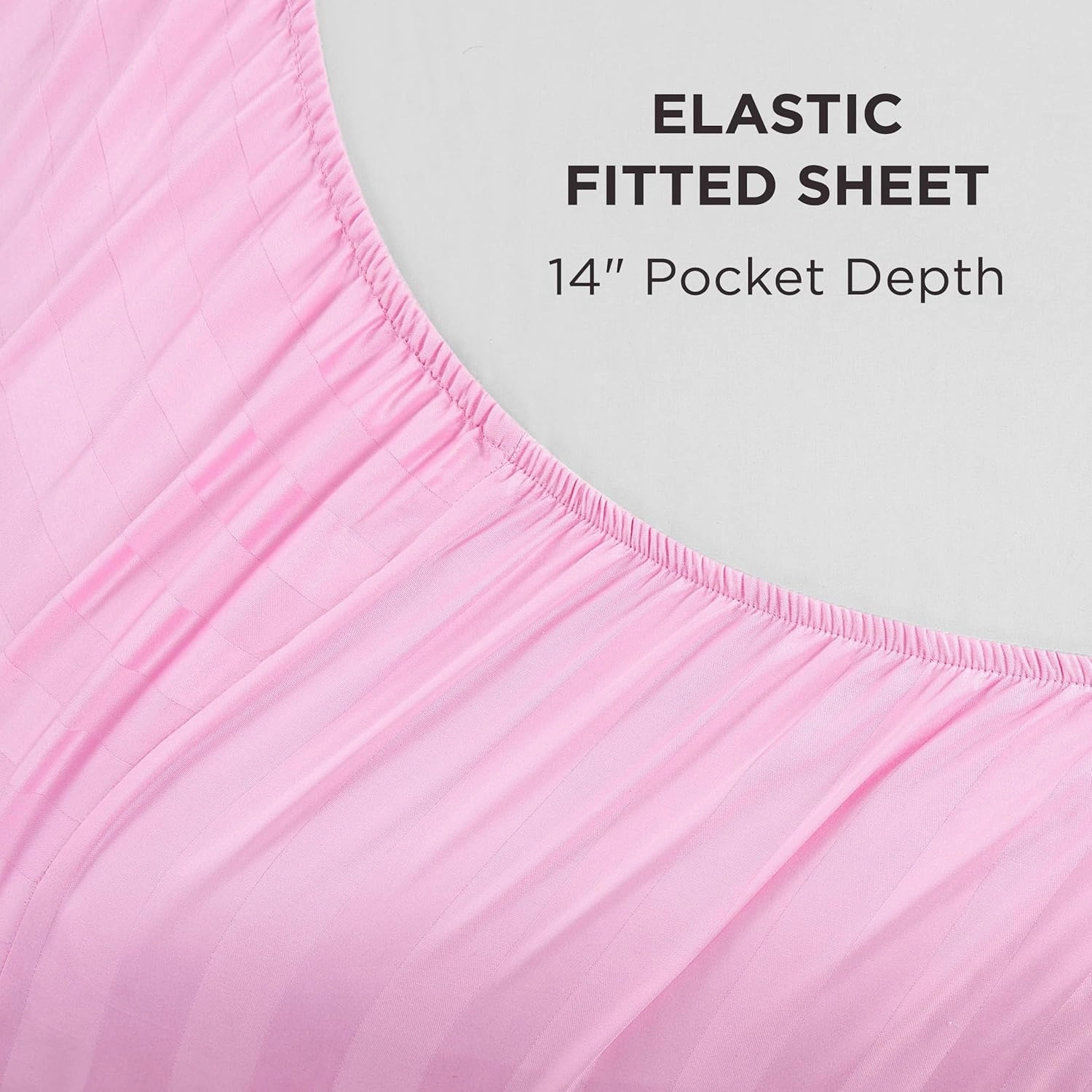 Juicy Couture Royal Dreams King Sateen 4 Piece Sheet Set - 100% Cotton Luxury Bed Sheets, Pink
