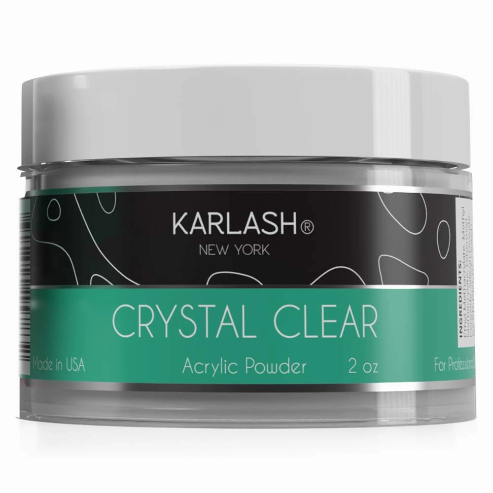 Karlash Professional Polymer Kit Acrylic Powder Crystal Clear 2 oz and Acrylic Liquid Monomer 4 oz for Doing Acrylic Nails, MMA free, Ultra Shine and Strong Nails Acrylic Nail Kit