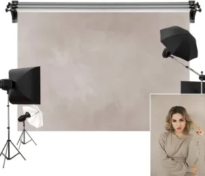 Kate 7x5ft/2.2m(W) x1.5m(H) Khaki Backdrops Retro Solid Nude Background Photography Props Studio Digital Printed Backdrop