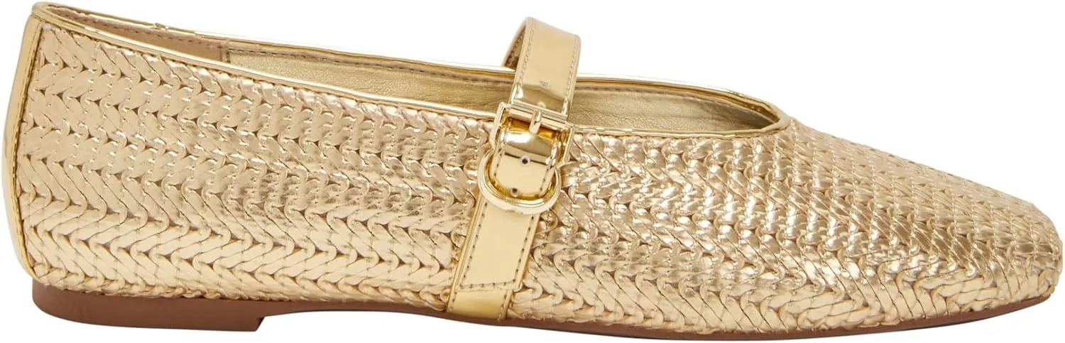 Katy Perry Women's The Evie Mary Jane Woven Flat