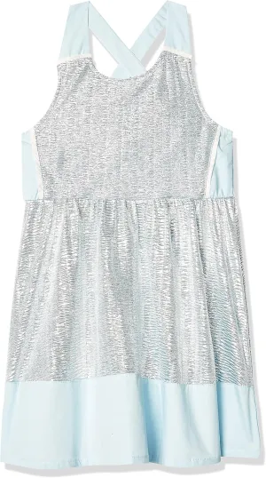 Kensie Girls' Casual Dress (More Styles Available), KN66 Silver, 18M