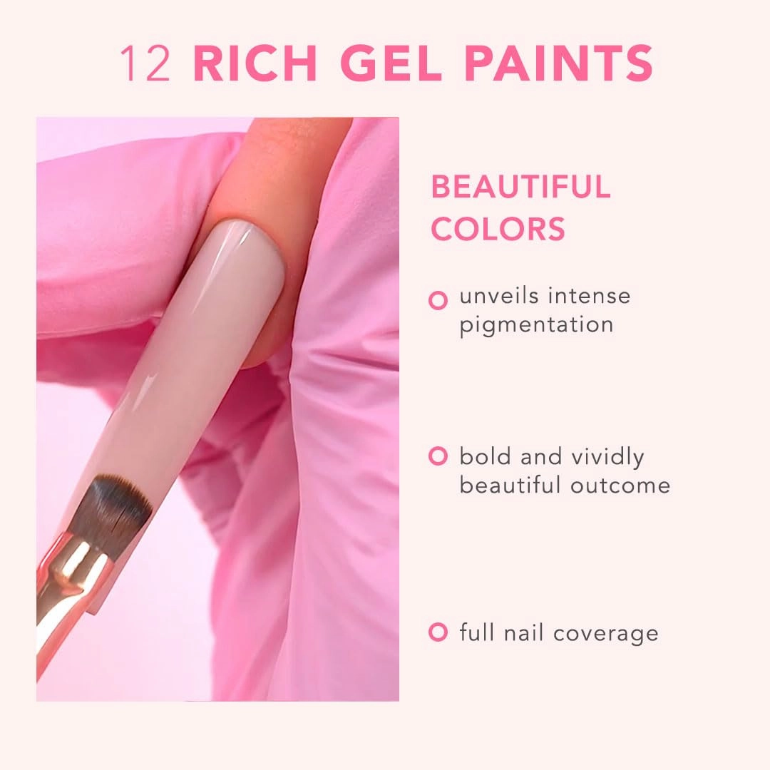 KIARA SKY Gel Paint Pod for Nail Art 0.17 fl oz - Beige