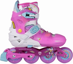 L6 Lumos Jr. Skates - Kids Light Up Roller Blades, Adjustable Inline Skates for Kids Rollerblades Boys & Girls, LED Inline Wheels Roller Blade Kids Skates