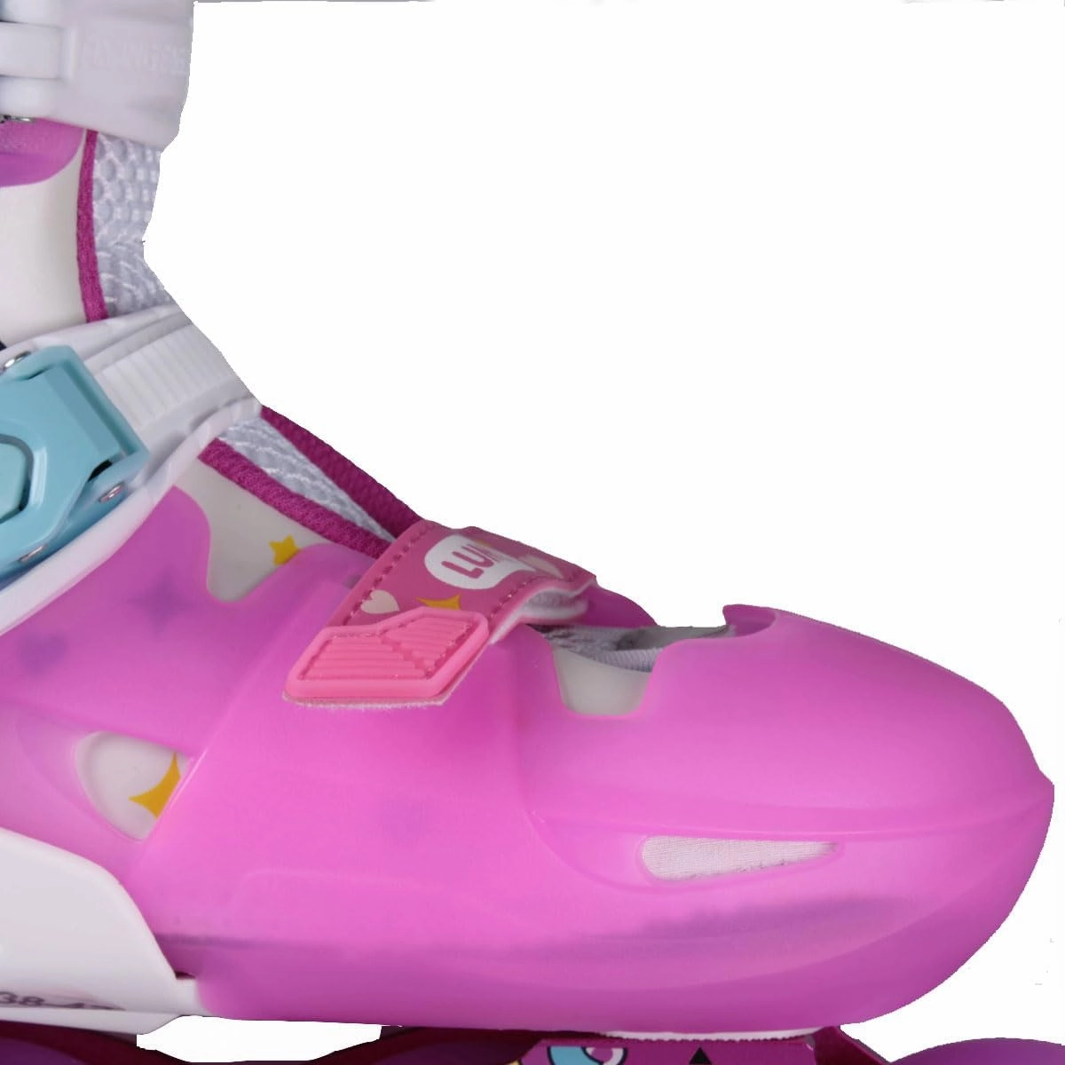 L6 Lumos Jr. Skates - Kids Light Up Roller Blades, Adjustable Inline Skates for Kids Rollerblades Boys & Girls, LED Inline Wheels Roller Blade Kids Skates