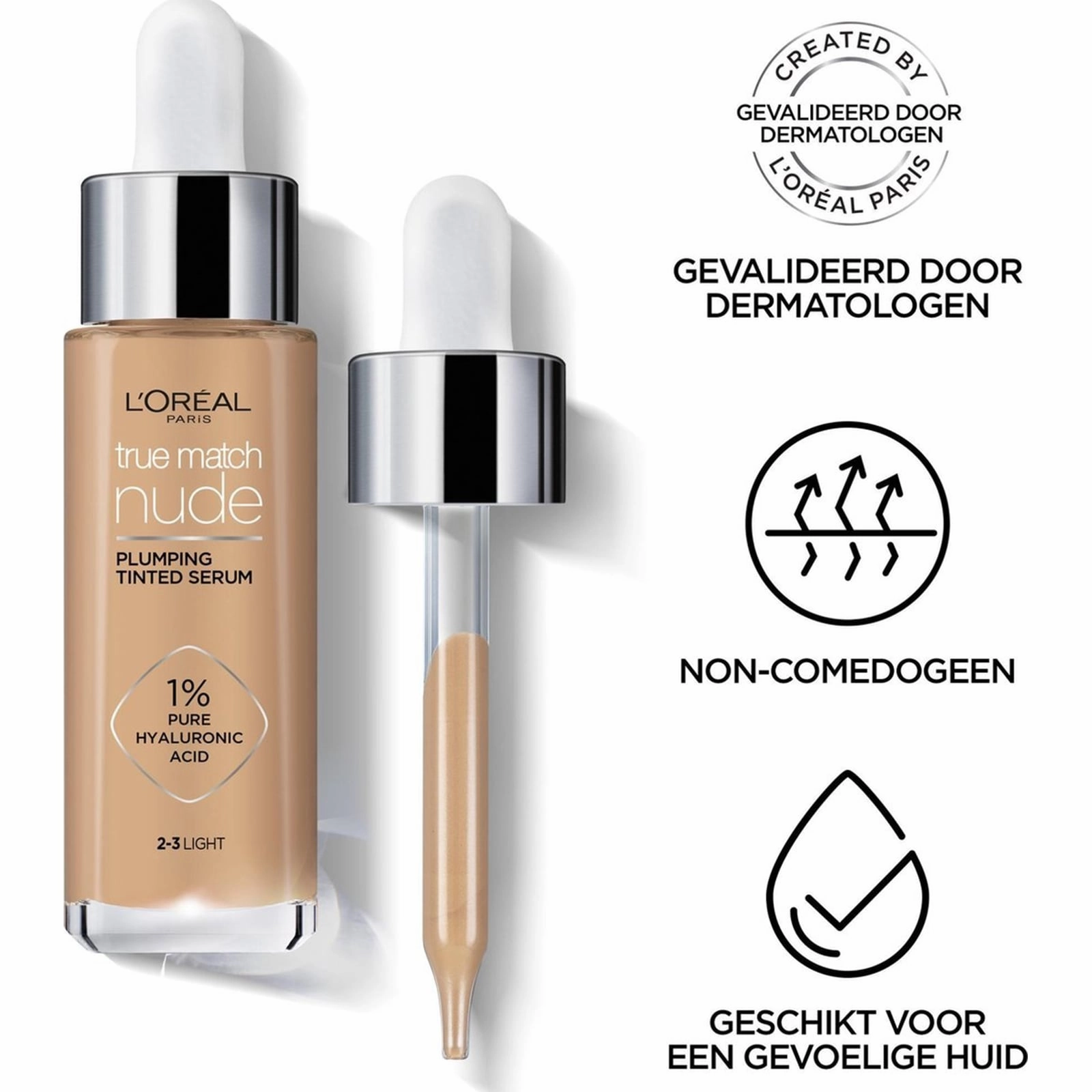L'Oreal Paris True Match Nude Plumping Tinted Serum Foundation