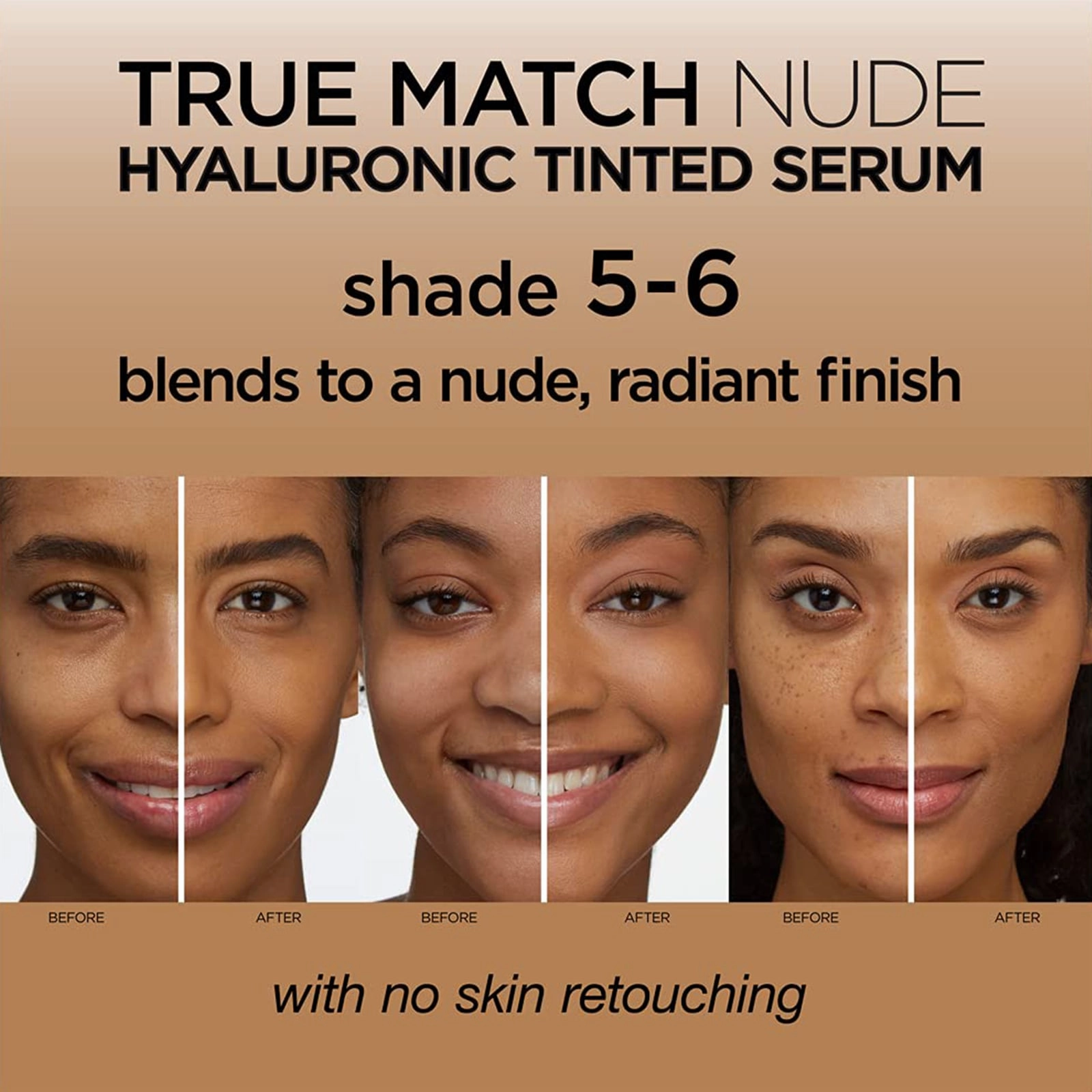 L'Oreal Paris True Match Nude Plumping Tinted Serum Foundation