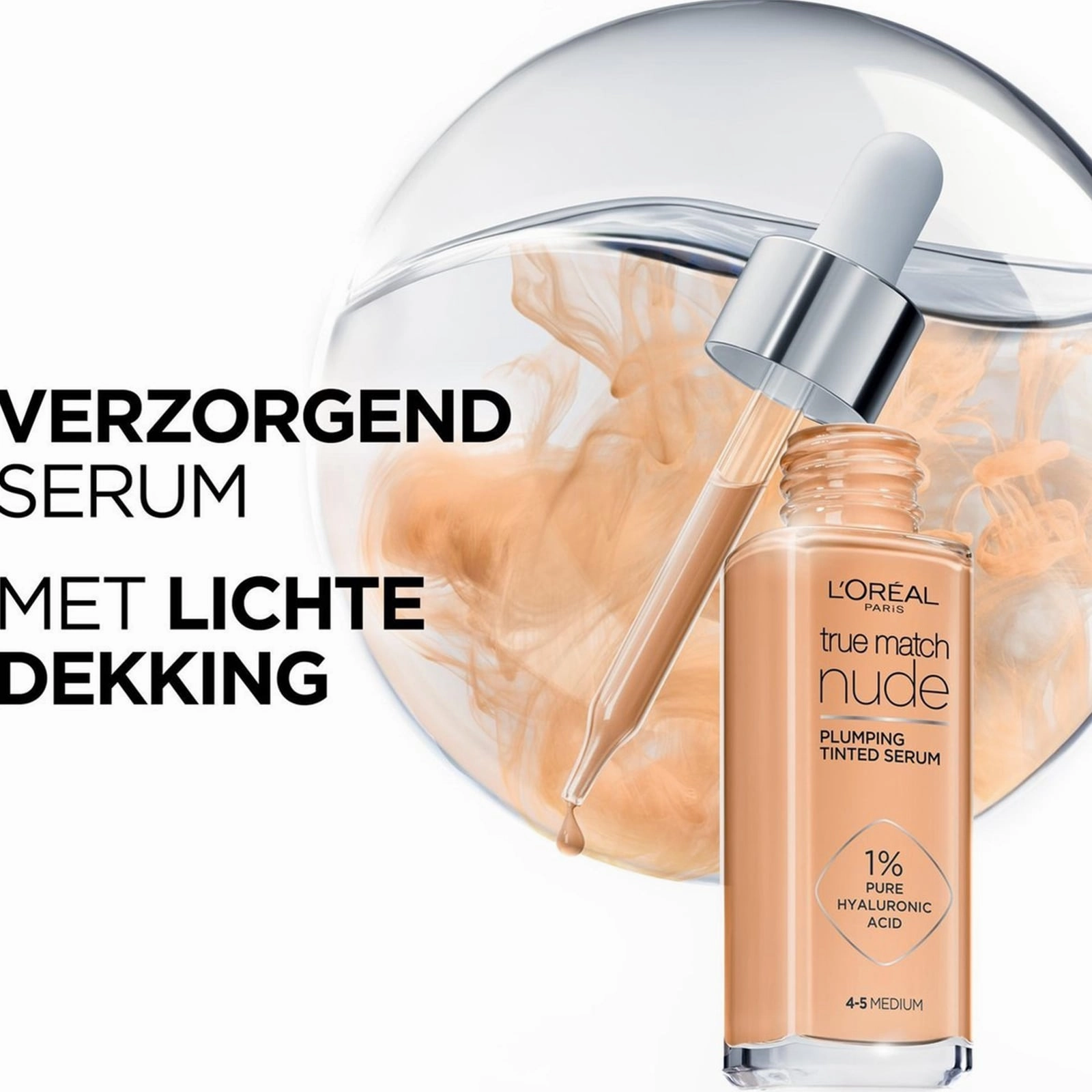 L'Oreal Paris True Match Nude Plumping Tinted Serum Foundation