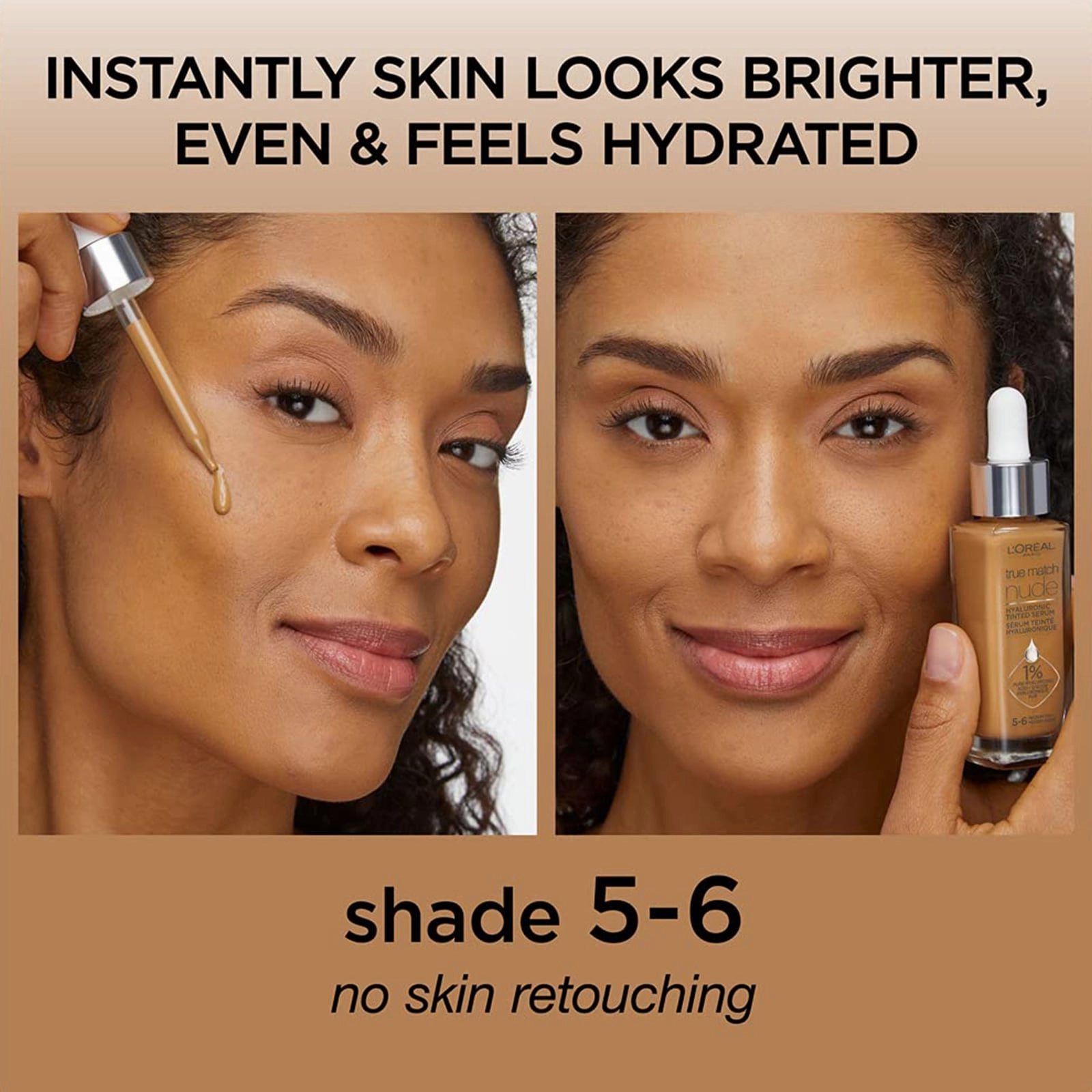 L'Oreal Paris True Match Nude Plumping Tinted Serum Foundation