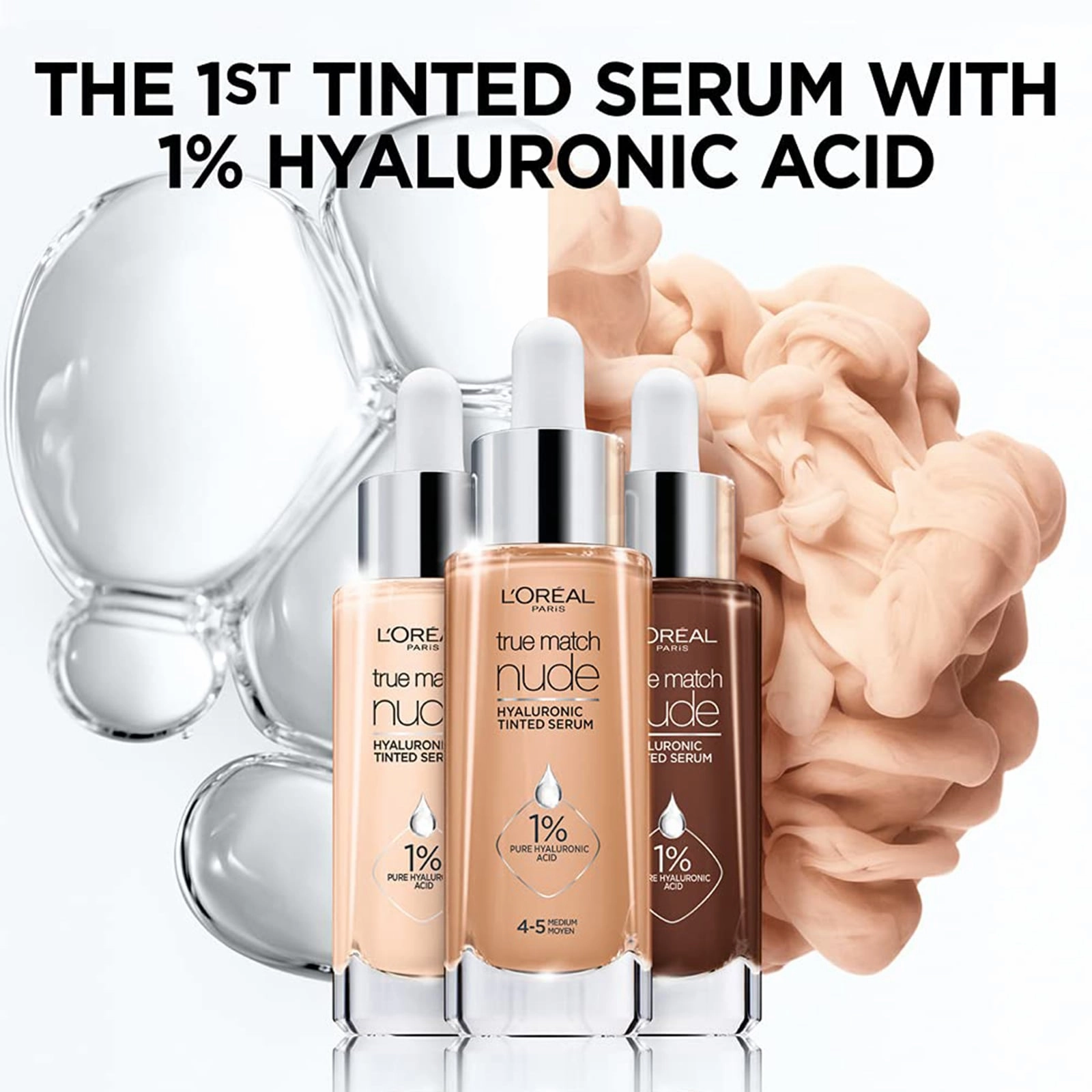 L'Oreal Paris True Match Nude Plumping Tinted Serum Foundation