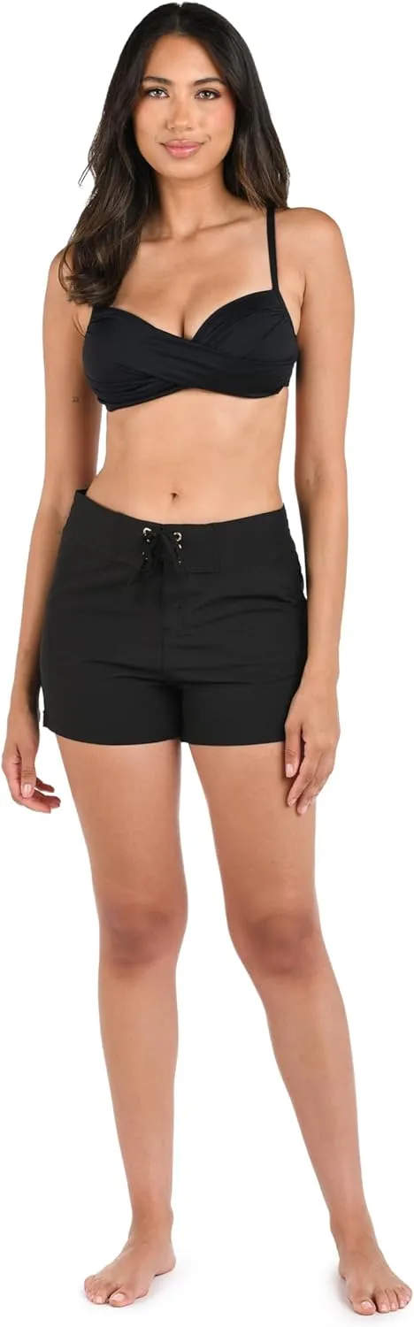 La Blanca Women's 3" Inseam Board Short Swimsuit Bottom