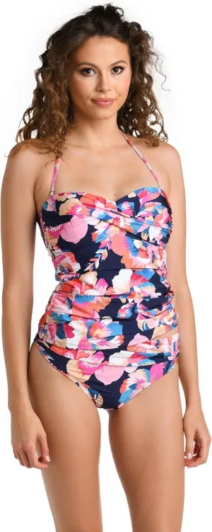 La Blanca Women's Long Sleeve Rashguard Swim Top