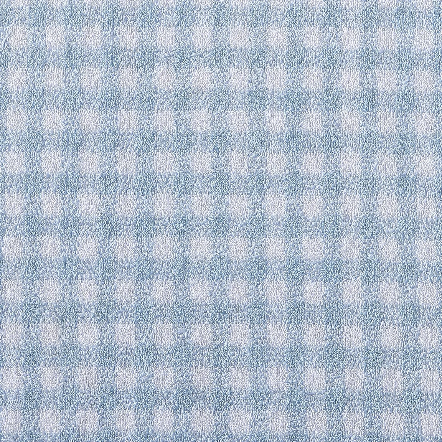 Laura Ashley - Bath Towels, Absorbent & Fade Resistant Cotton Towels, Dorm Essentials (Ginny Blue, 3-Piece)