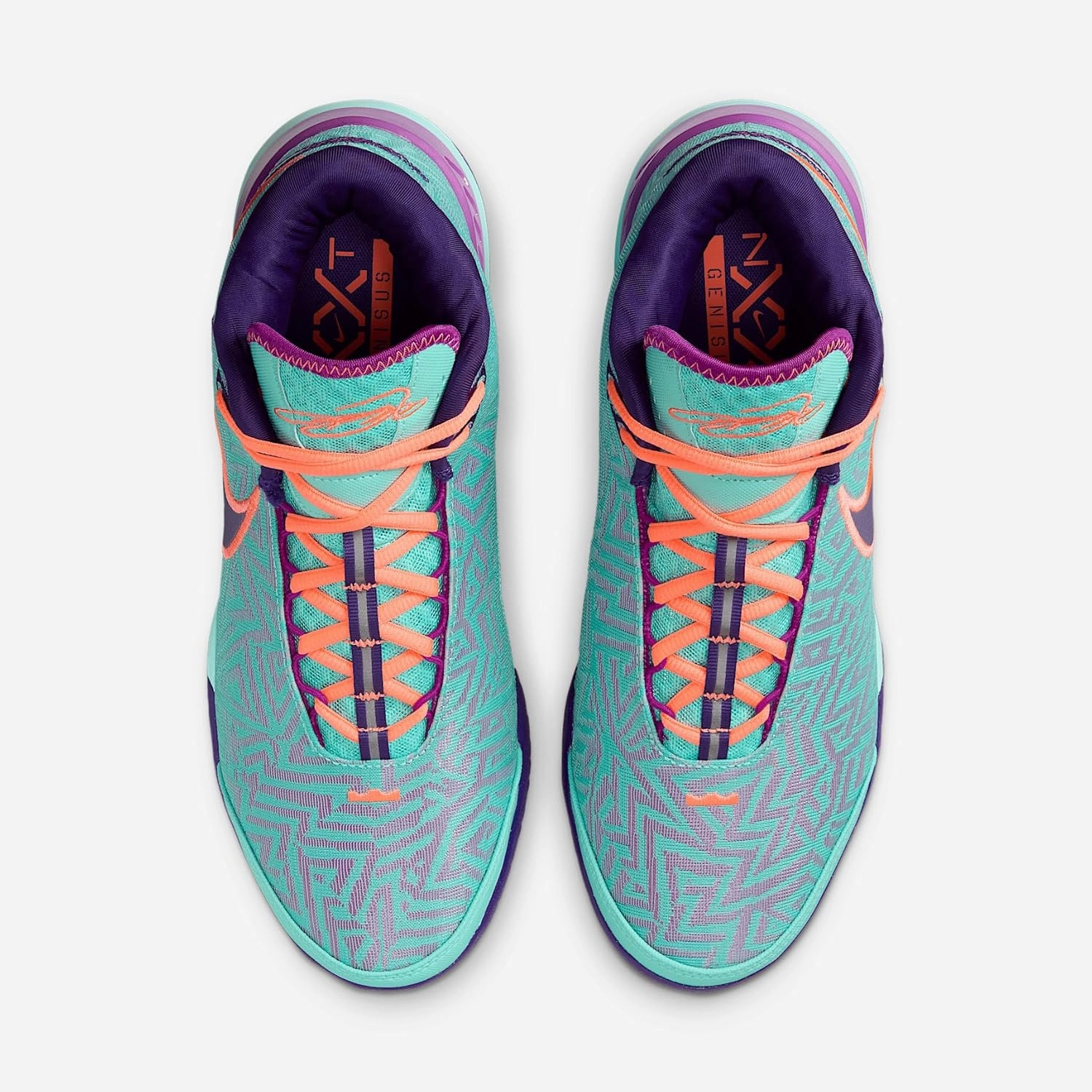 Lebron NXXT Gen AMPD Basketball Shoes (FJ1566-101, Light Orewood Brown/Washed Teal/Metallic Gold)