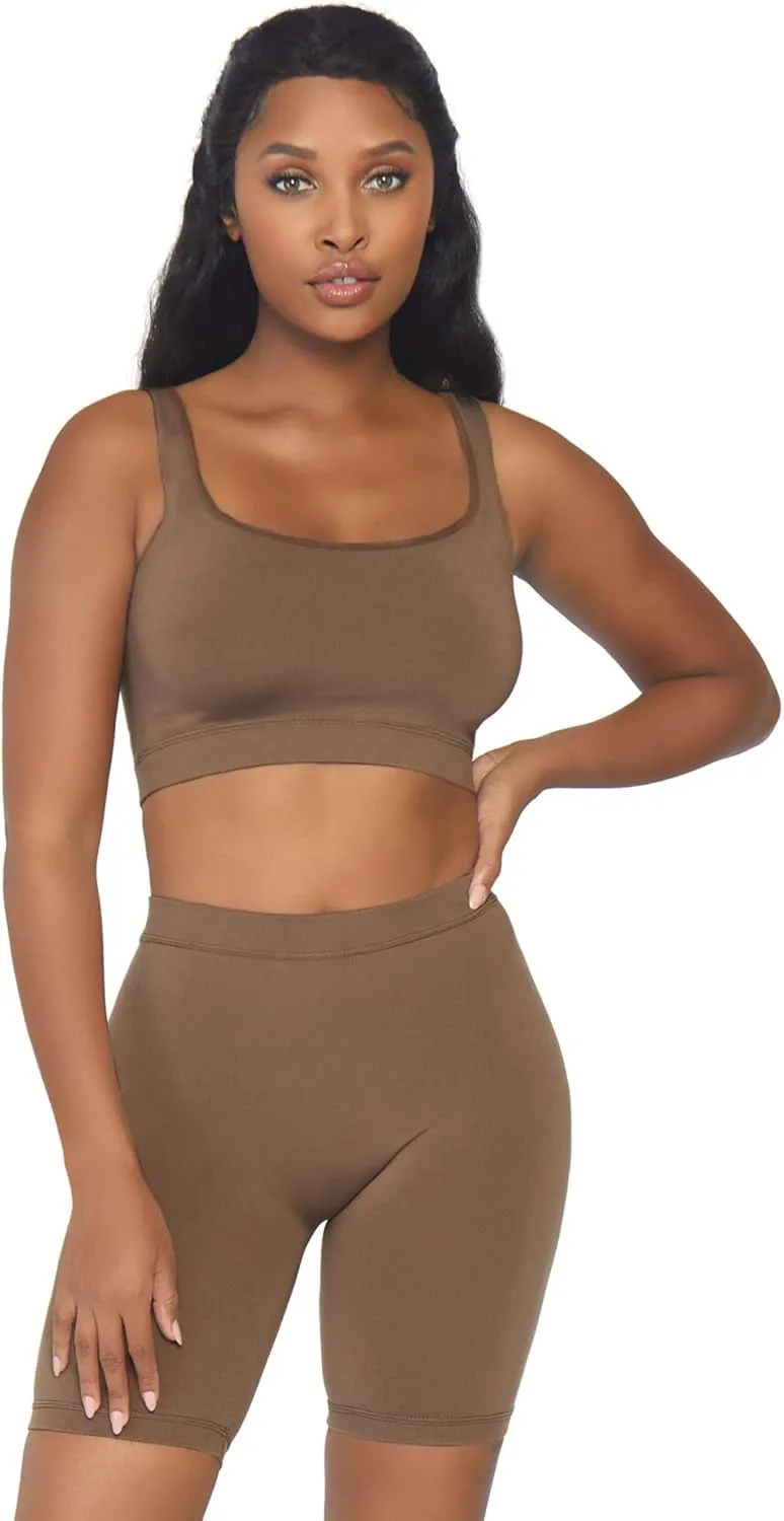 Leg Avenue womens Seamless Opaque Microfiber Strapless Romper