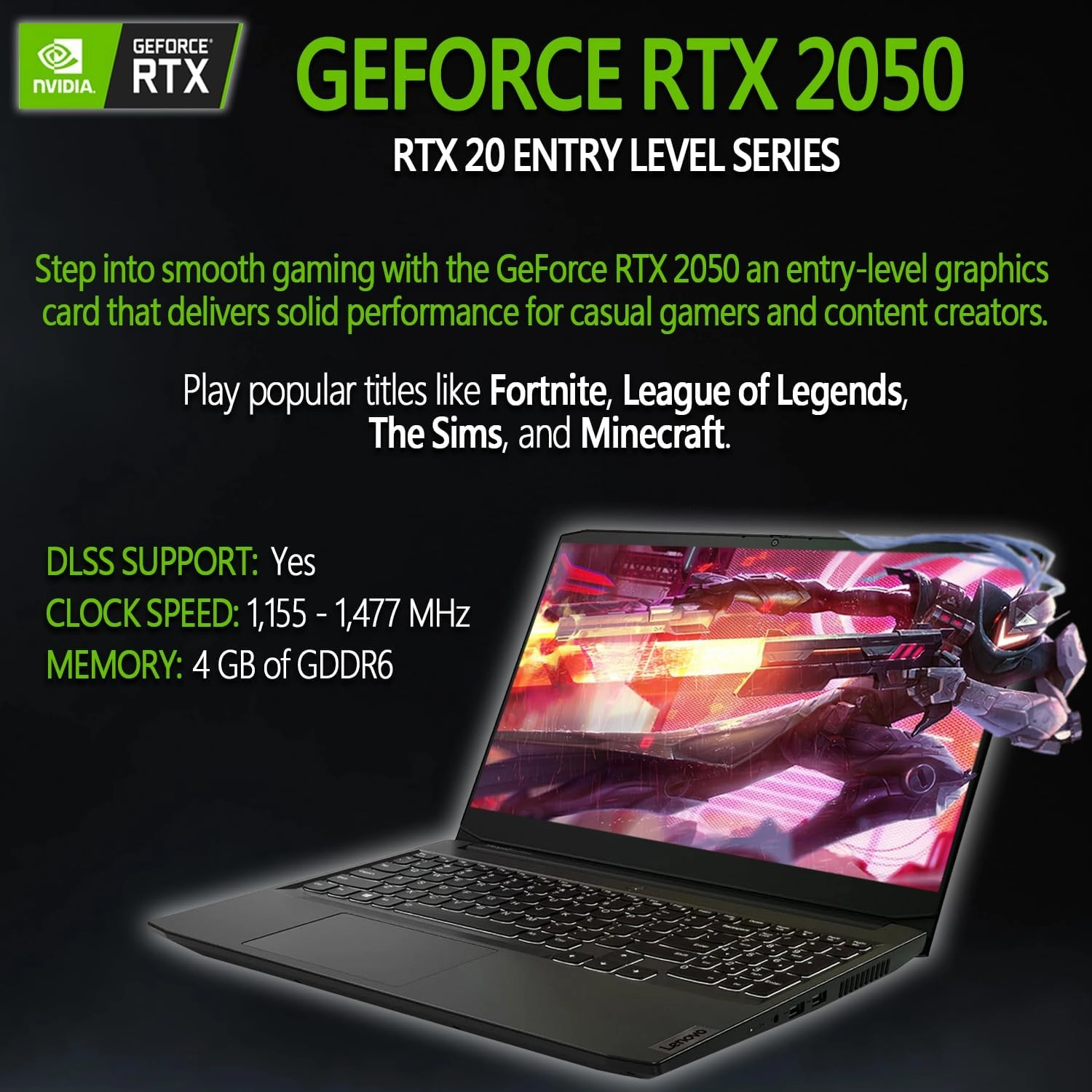 Lenovo 15.6" IdeaPad Gaming 3 Laptop, GeForce RTX 2050, 32GB RAM, 1TB PCIe, 15.6" FHD 144Hz IPS Display, AMD Ryzen 5 5500H, Backlit Keyboard, Ethernet RJ-45, Windows 11 Pro, WOWPC Recovery USB