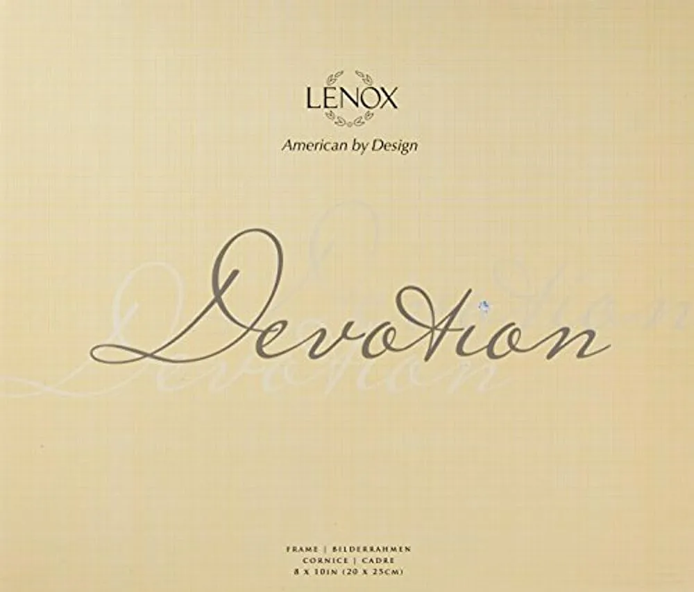 Lenox Devotion Frame for 8 by 10-Inch Photo - 825521, Metallic