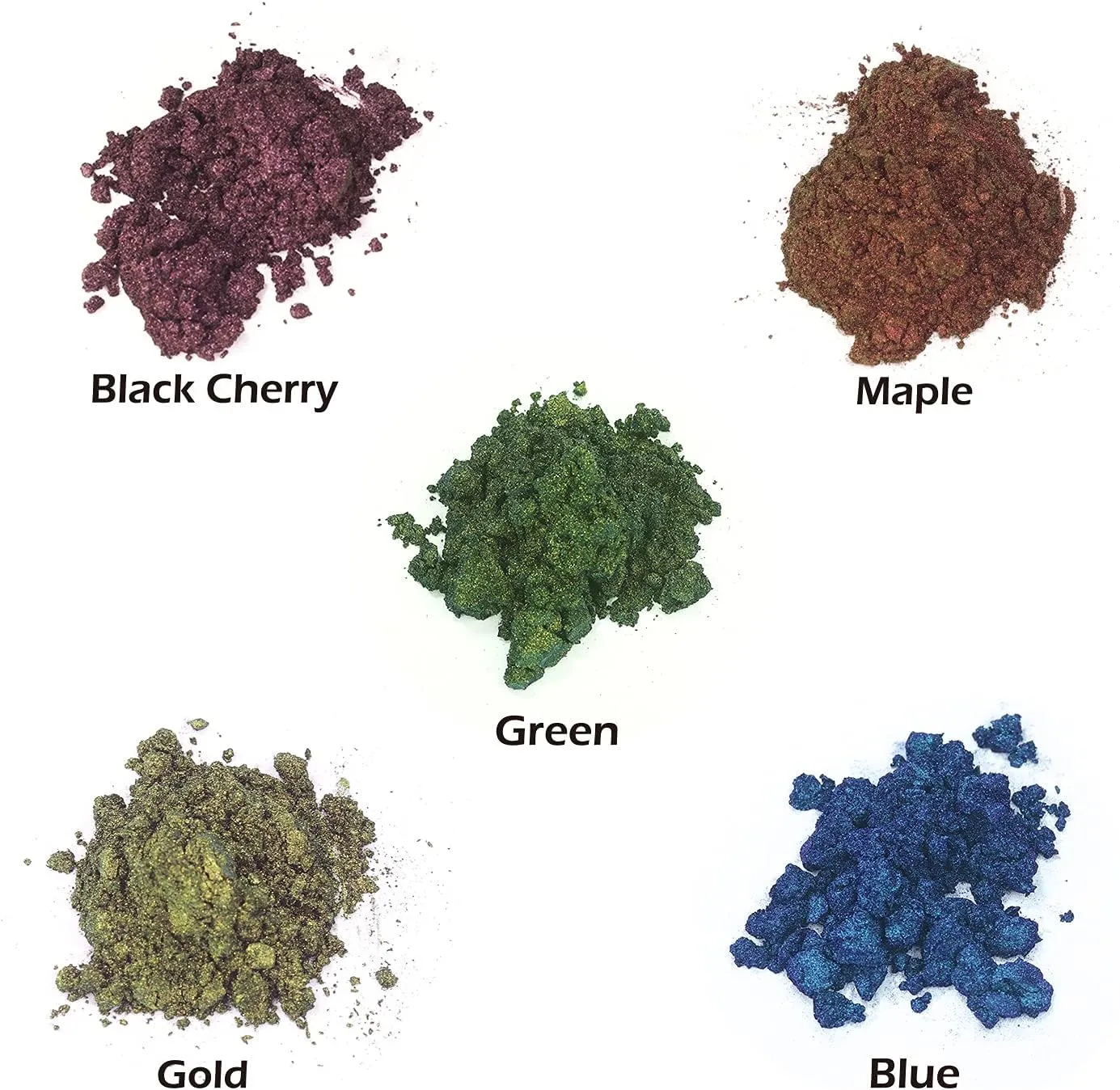 LET'S RESIN Mica Powder,Intense Chameleon Powder, Colorshift Mica Powder for Epoxy Resin Crafts/Tumblers, Chrome Powder Pigment for Chameleon Nail Art/Paints/Soap Making