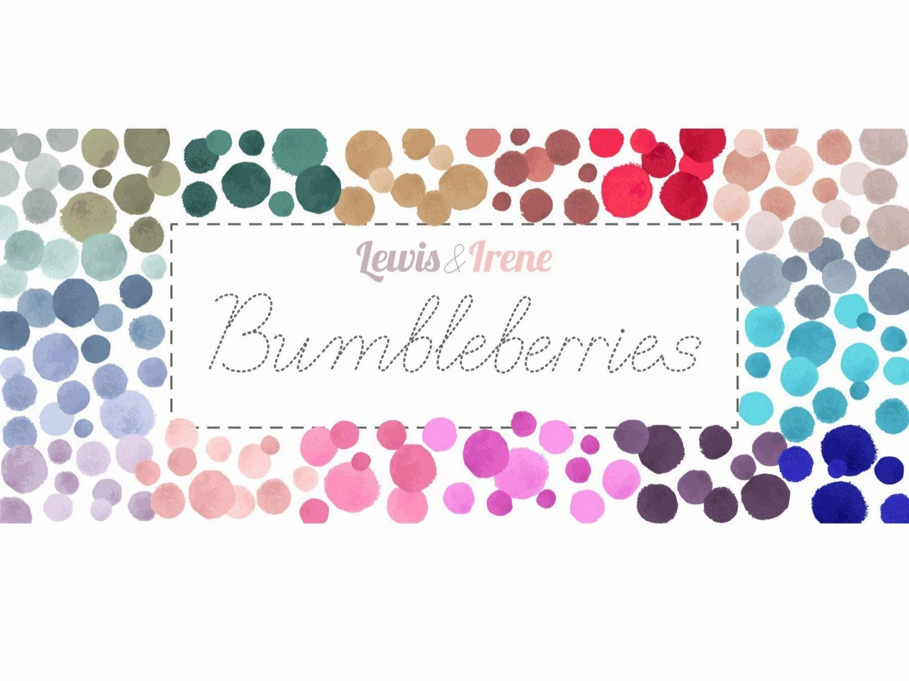 Lewis & Irene Bumbleberries Blenders Fabric Collection Pink Burst BB256