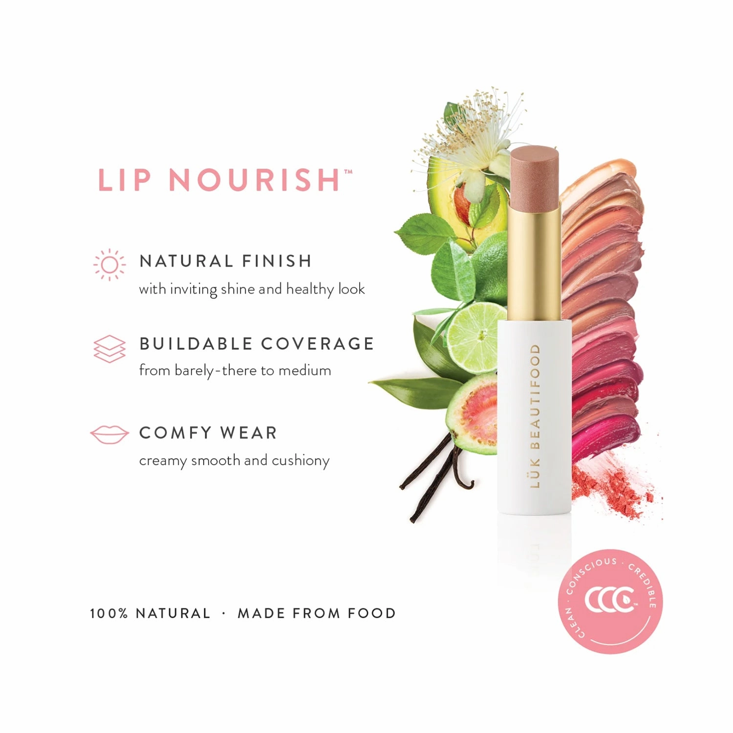 Lip Nourish Luk Peach Melon