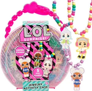 L.O.L. Surprise! Jewelry Activity Case, Create Custom Jewelry with 100  Beads & Charms, DIY Kit for Kids Ages 6 
