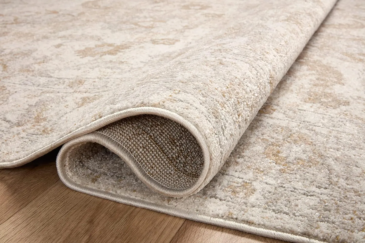 Loloi II Odette Collection ODT-03 Ivory/Beige 7'-10" x 10' Area Rug