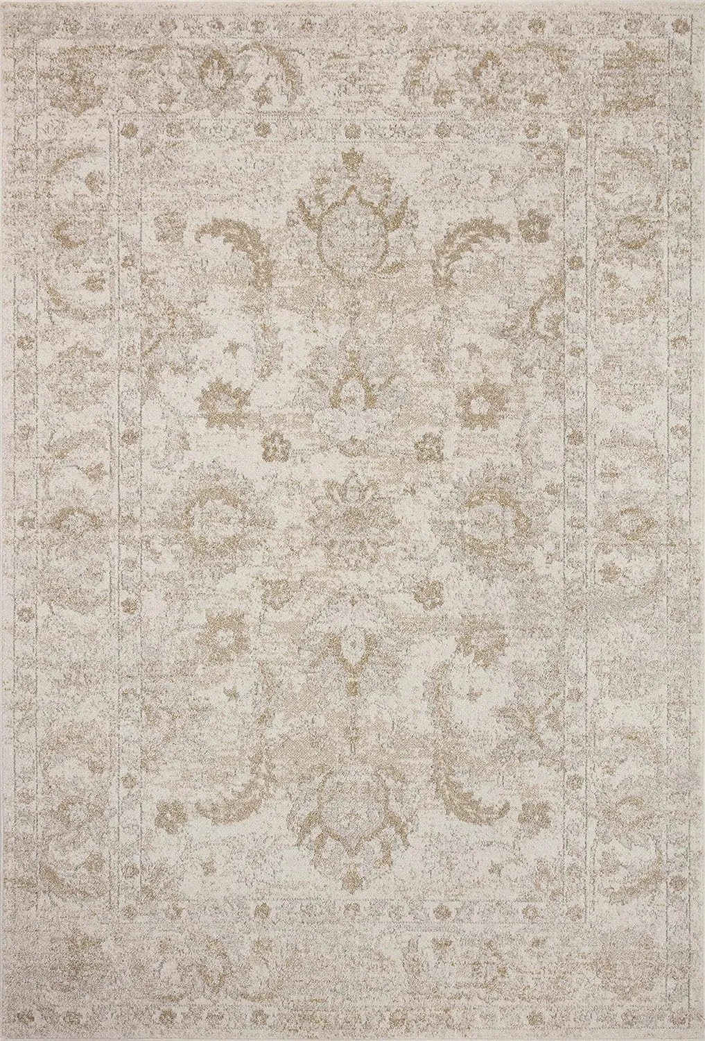 Loloi II Odette Collection ODT-03 Ivory/Beige 7'-10" x 10' Area Rug