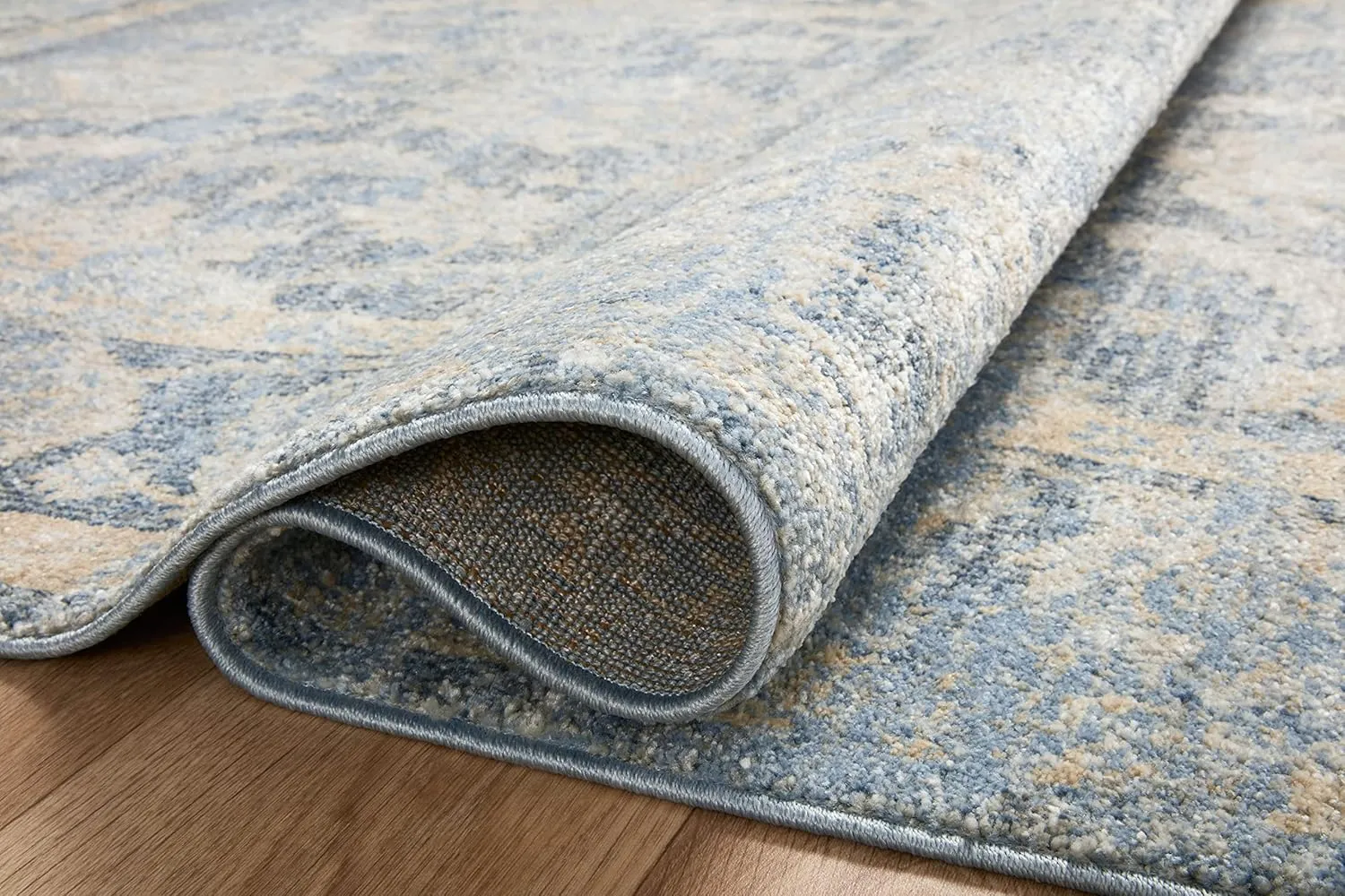 Loloi II Odette Collection ODT-03 Sky/Beige 7'-10" x 10' Area Rug
