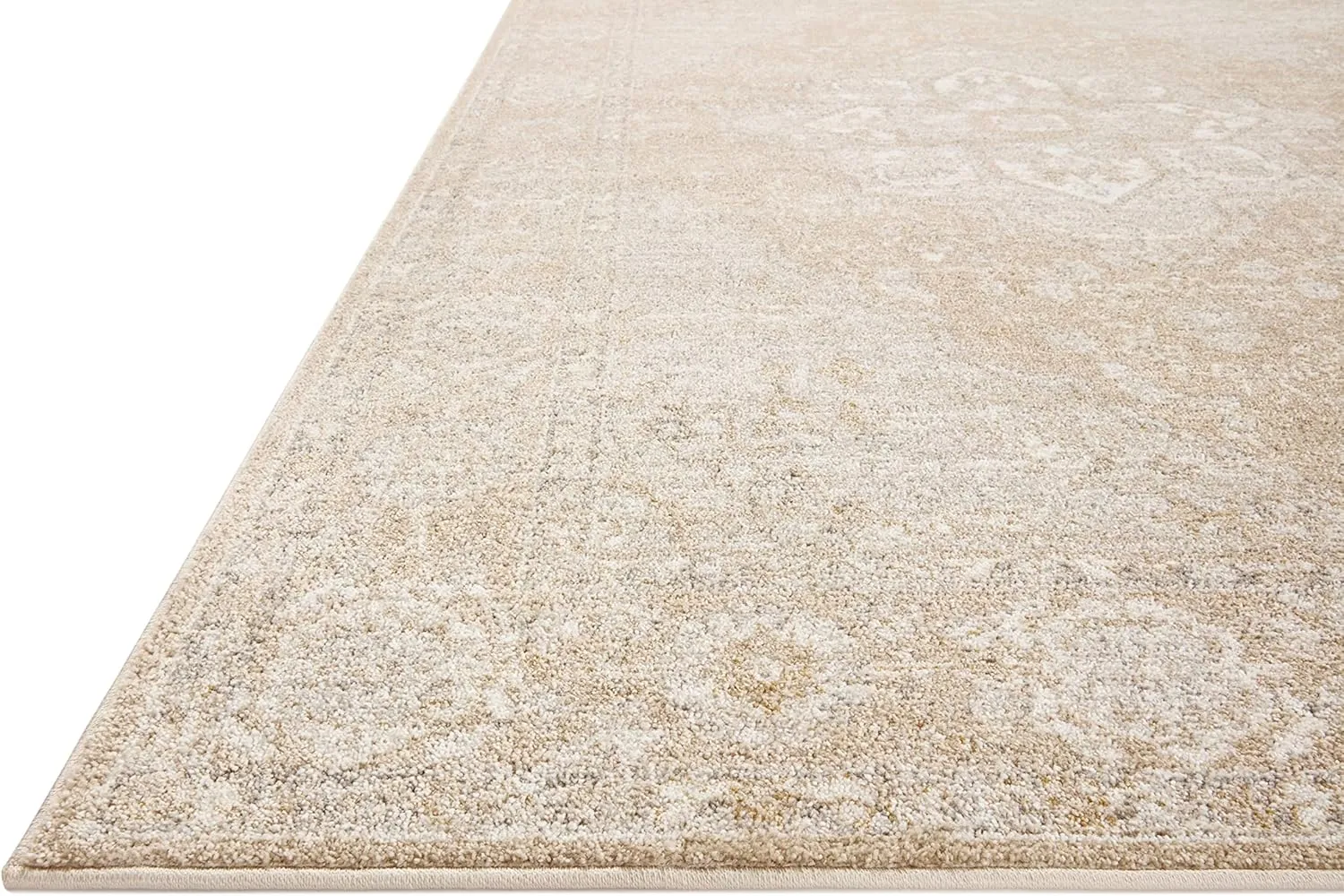 Loloi II Odette Collection ODT-05 Beige/Silver 7'-10" x 10' Area Rug