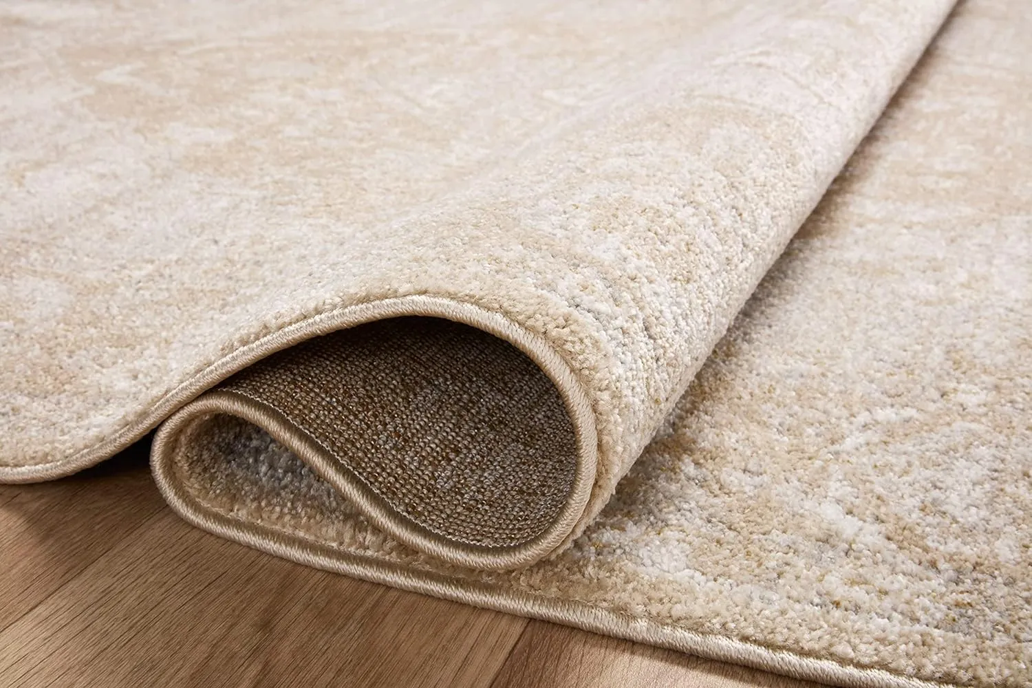 Loloi II Odette Collection ODT-05 Beige/Silver 7'-10" x 10' Area Rug