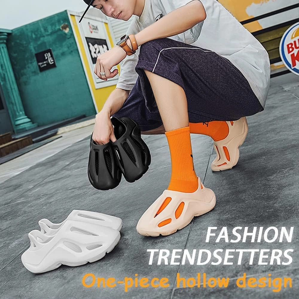 LOSD Foam Runner Shoes, Cloud Slides, Anti-Slip Quick-Drying Fashion Beach Shoes