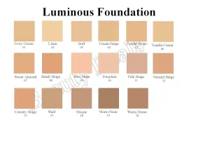 Luminous Foundation Radiant Finish Undetectable Coverage (Cream Beige)