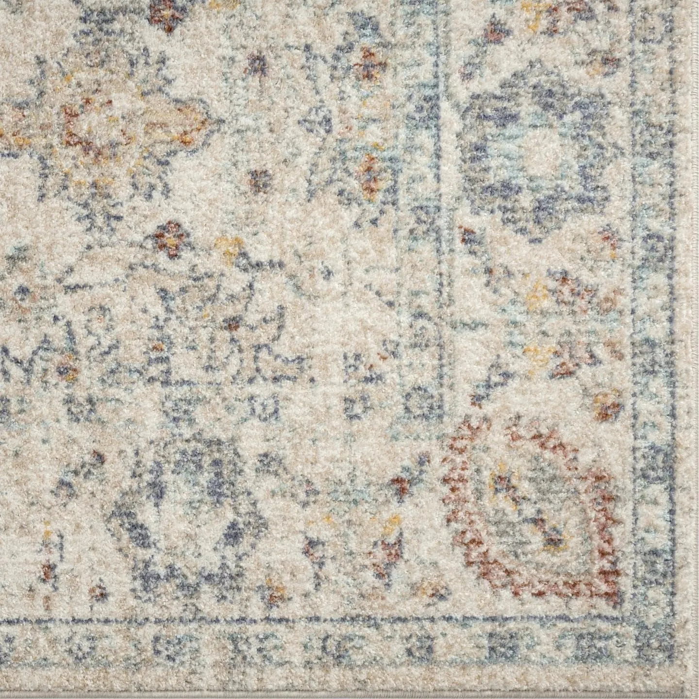 LUXE WEAVERS Vintage Style Floral Area Rug, Beige, 8x10