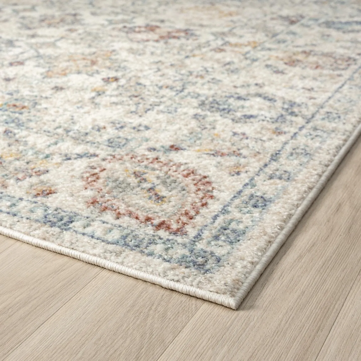 LUXE WEAVERS Vintage Style Floral Area Rug, Beige, 8x10