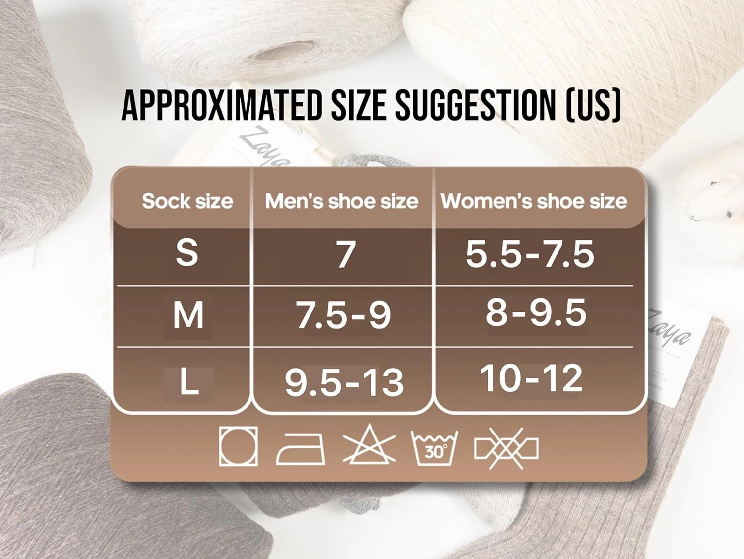 Luxurious cashmere socks~100% finest organic natural cashmere socks for men & women ideal Christmas gift/Made in Mongolia (L, Beige)