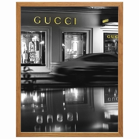 Luxury Wall Art for Women 11x14 FRAMED - Fashion Wall Art for Girls - Designer Artwork - Glam Decoration for Women - Luxury Living Room Decor - Designer Living room Decor - Fashionista Glam Print
