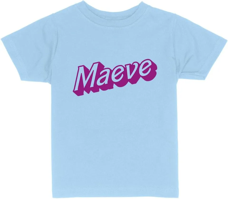 Maeve Doll Font Toddler Kids T-Shirt