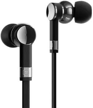 MASTER & DYNAMIC ME05 Wired Earphones, Wired Ear Buds with Built-in Remote to Control Music, Phone Calls, and Volume with USB-C Adapter, Gunmetal/Black