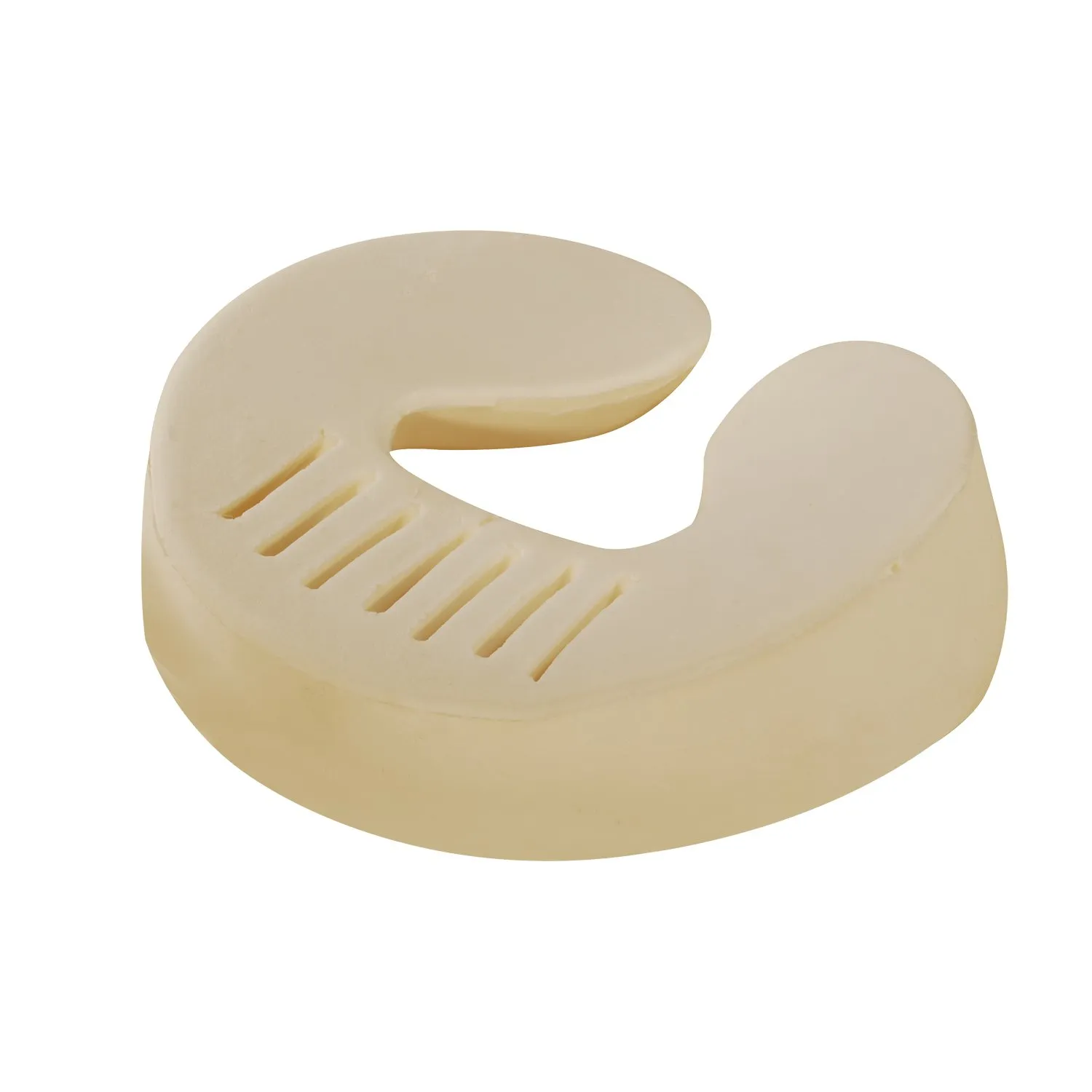 Master Massage Patented Ultra Plush Memory Foam Face Cushion Pillow Headrest Cream, Beige