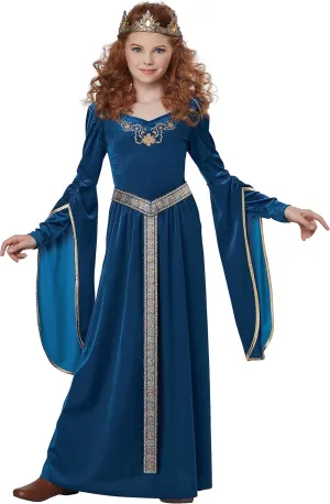 Medieval Princess Girls Costume
