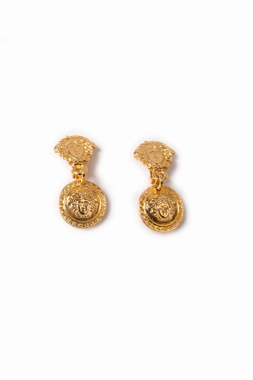Medusa Head Earrings