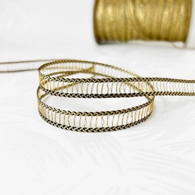 Metallic Ladder Braid