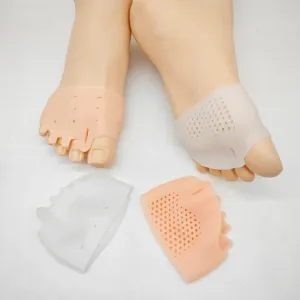 Metatarsal Pads, Silicone Toe Separator,Toe Spacers, Ball of Foot Cushions, Breathable & Soft, For Toe Overlapping Hammertoe Yoga Practice (4sets)