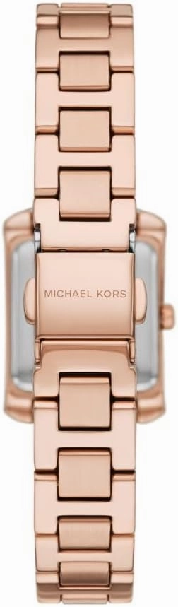 Michael Kors Emery Women's Watch, Rectangular Stainless Steel Watch for Women with Steel or Leather Band