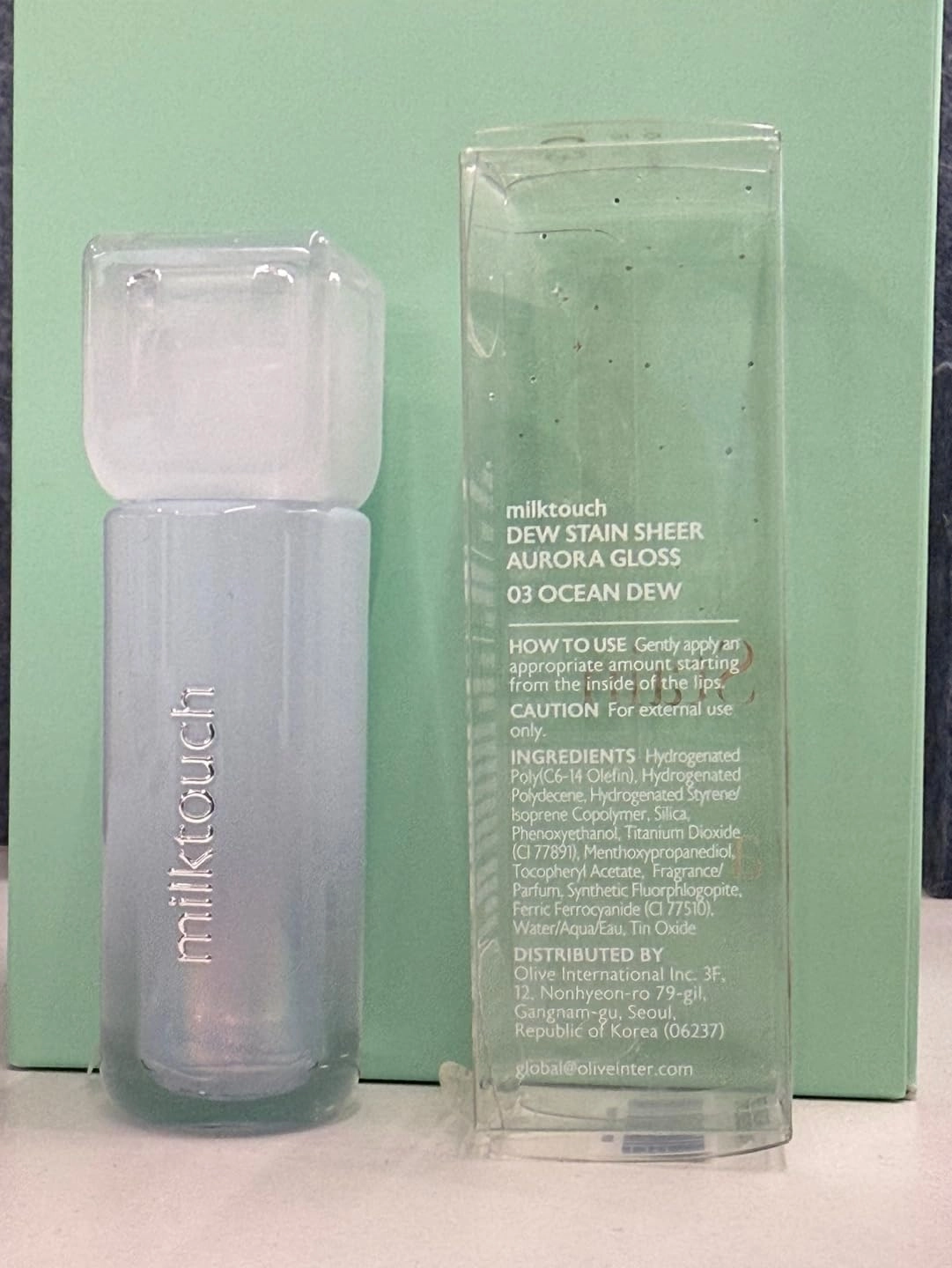 MILKTOUCH Dew Stain Sheer Lip Gloss (03 Ocean Dew, 0.14 Fl Oz (Pack of 1))